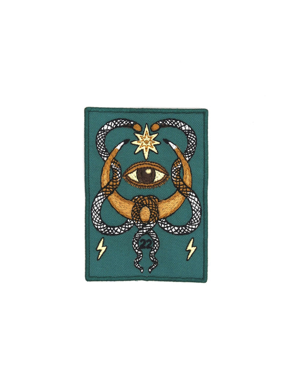 22 Snakes embroidered patch