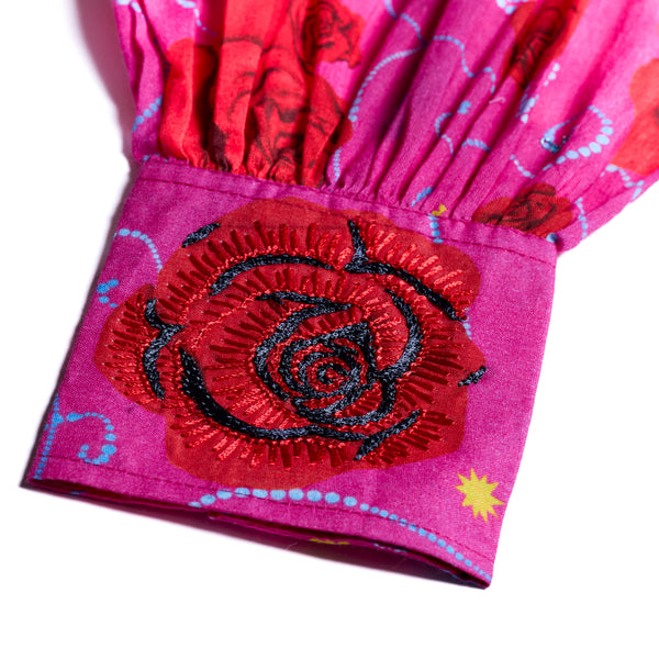 Peace Maxi Shirt Dress