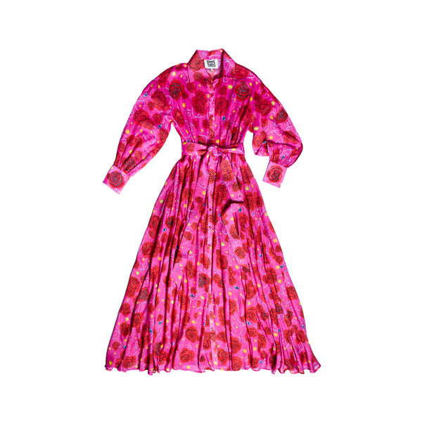 Peace Maxi Shirt Dress