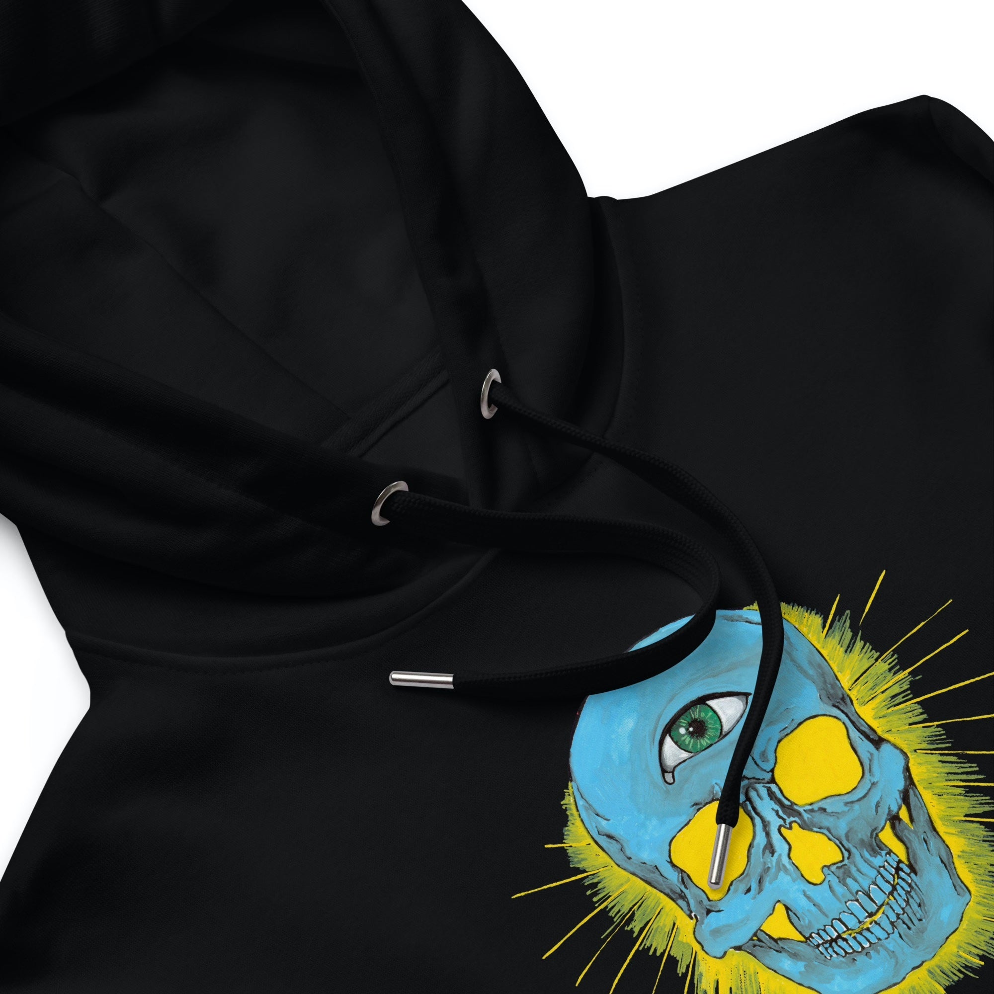 Duality Organic Hoodie in black (front)